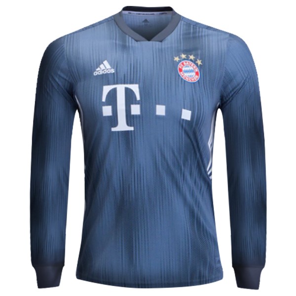 Maillot Football Bayern Third ML 2018-19 Gris Bleu